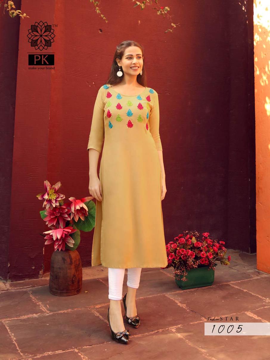 Fashion Star Vol-1 Rayon Designer Kurtis Collection Fashion Star Vol-1 Rayon Designer Kurtis Collection
